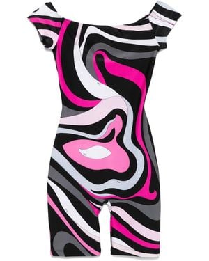 PUCCI Printed Playsuit - Pink