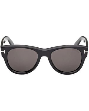 Tom Ford Round-Frame Sunglasses - Grey