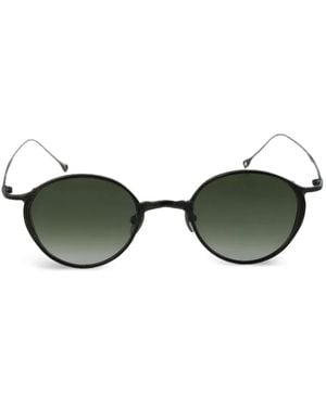 Rigards Round-Frame Sunglasses - Green