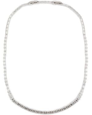 Swarovski Matrix Necklace - White