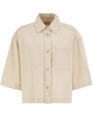 Weekend by Maxmara Terra Short-Sleeves Shirt - Natural