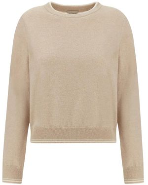 Paul & Shark Kaschmirpullover Mit Rundem Ausschnitt - Natur