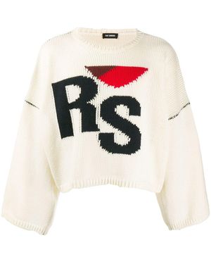 Raf Simons 'RS' Pullover - Weiß
