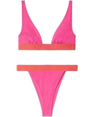 Off-White c/o Virgil Abloh Condenced Two-Tone Bikini - Pink