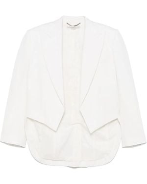 Stella McCartney Cropped Blazer - White