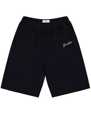 GmbH Bermudas Con Logo Bordado - Azul