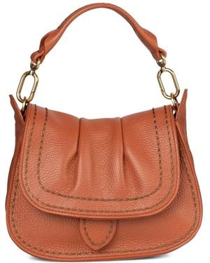 VISONA Sac Porté Épaule En Cuir - Brown