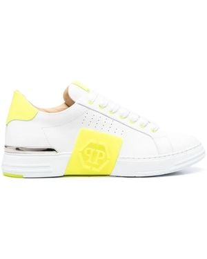 Philipp Plein レースアップ スニーカー - イエロー