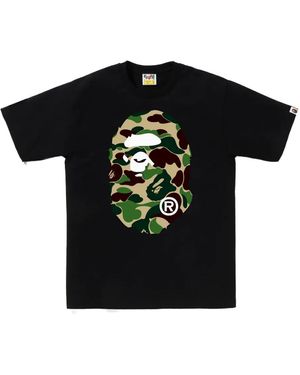 A Bathing Ape Camouflage-Print T-Shirt - Black