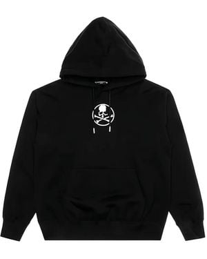 MASTERMIND WORLD Skull-Print Hoodie - Black