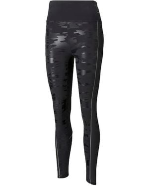 PUMA High-Shine Camouflage-Print Leggings - Black