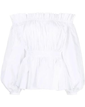 McQueen Organic Popeline Top - White