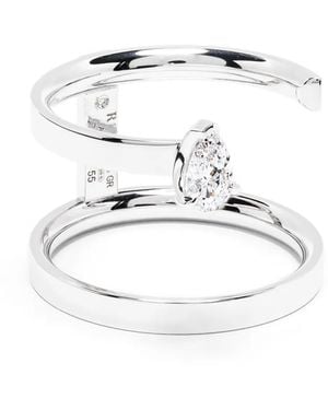 Repossi Anillo Serti Sur Vide en oro blanco de 18 kt con diamantes