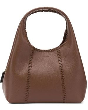 Le Tanneur Juliette Leather Shoulder Bag - Brown