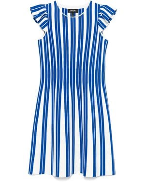 Marc Cain Striped Mini Dress - Blue