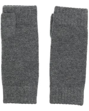 N.Peal Cashmere Cashmere Gloves - Grey