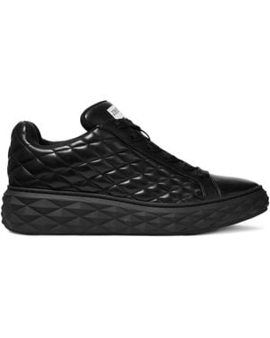 Jimmy Choo Quilted Platform Trainers - Black