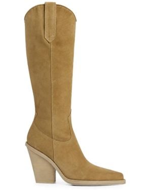 Paris Texas Vegas Knee-High Boots - White
