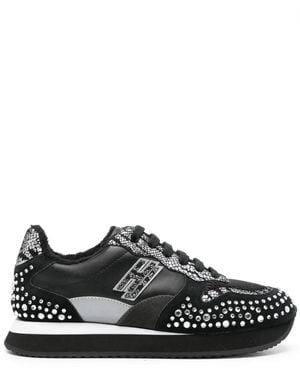 HIDE & JACK Over Running Trainers - Black