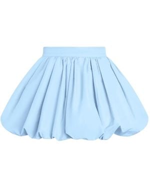 Patou Bloomer Mini A-Line Skirt - Blue