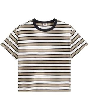 Levi's T-Shirt A Righe - Grigio