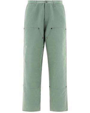 Brain Dead Double-Knee Pocket Trousers - Green