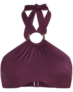 Marlies Dekkers Padded Strapless Bikini Top - Purple