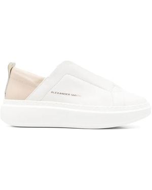 Alexander Smith Wembley Slip-On Sneakers - White