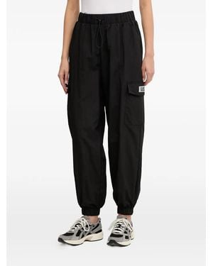 EA7 Pantalon De Jogging À Patch Logo - Black