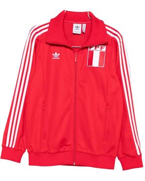 adidas Peru zip-up sweatshirt - Rot