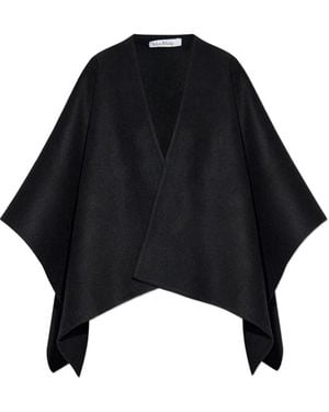 Max Mara Serra Draped Cape - Black