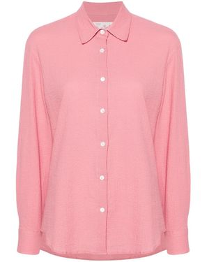 MC2 Saint Barth Seersucker Cotton Shirt - Pink