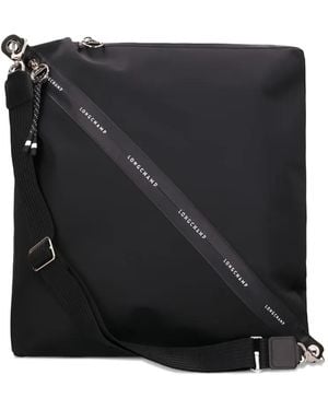 Longchamp Le Pliage Crossbodytas Met Ritssluiting - Zwart
