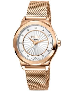 Ferré Classic 34Mm Watch - White