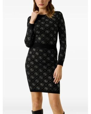 Guess 4G Rhinestones Sweater - Black