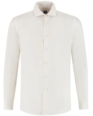 Fedeli Buttoned Shirt - White