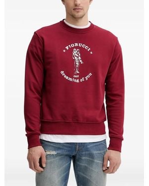 Fiorucci Dreaming Of You Sweatshirt - Red