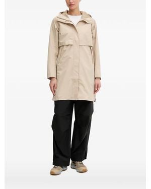Helly Hansen Sienna Hooded Storm-Flap Coat - Natural