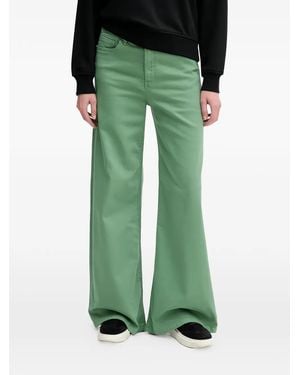 Benetton Jeans Mit Ausgestelltem Bein - Grün