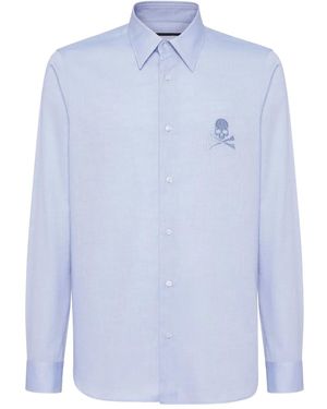 Philipp Plein Cotton Shirt - Blue