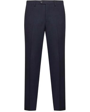 D4.0 Button-Fastening Pants - Blue