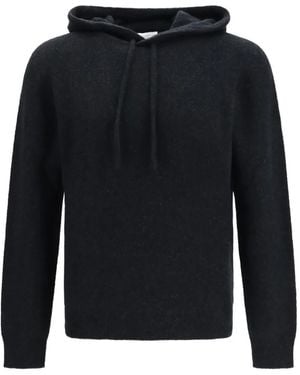 Roberto Collina Drawstring Hoodie - Blue
