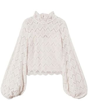 Twinset Lace Blouse - White
