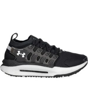 Under Armour Phantom X Cage-Detail Paneled Low-Top Performance Sneakers - Black