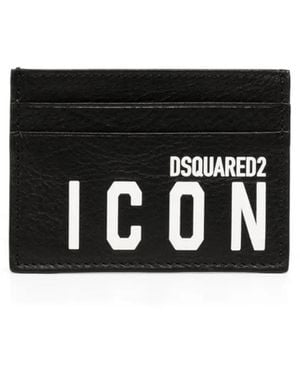 DSquared² Icon Logo Card Holder Black