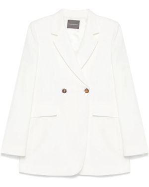 Lorena Antoniazzi Herrington Pattern Blazer - White