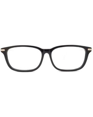 Gucci Occhiali Rettangolari Con Dettaglio Morsetto - Nero