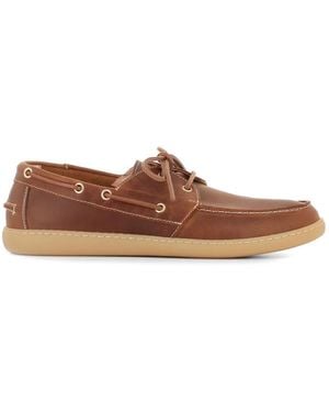 Astorflex Velaflex Lace-Up Boat Shoes - Brown