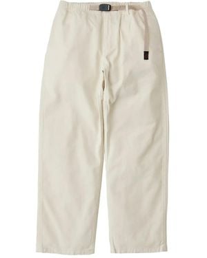 Gramicci Belted-Waist Performance Trousers - White
