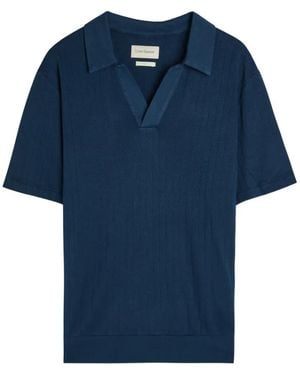 Oliver Spencer Fine-Knit T-Shirt - Blue